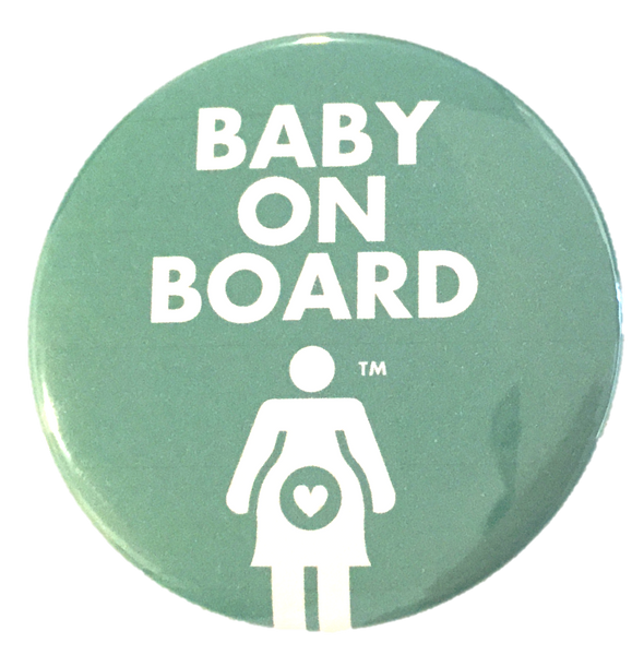 Baby on Board Graphic Pregnancy Pin