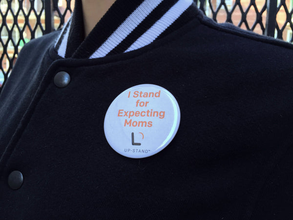 I Stand for Expecting Moms Supporter Pin